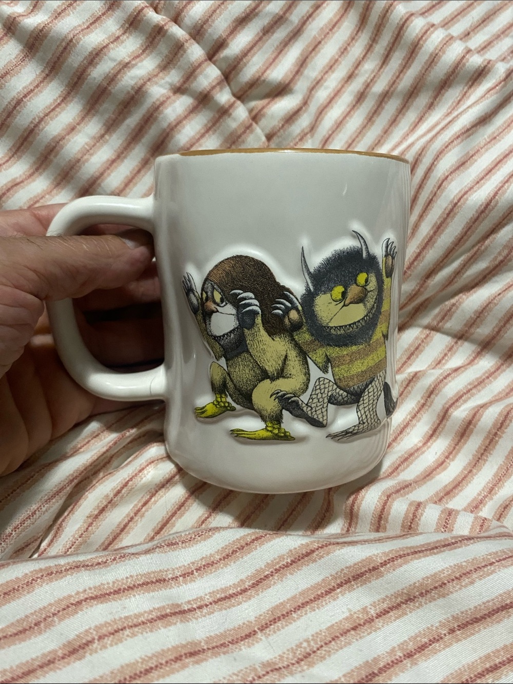 Rae Dunn Where the wild things are white Ceramic Mug
